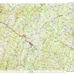 United States Geological Survey Montpelier, VT-NH (1988, 100000-Scale) digital map
