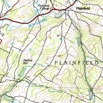 United States Geological Survey Montpelier, VT-NH (1988, 100000-Scale) digital map