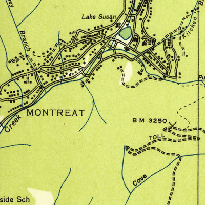 United States Geological Survey Montreat, NC (1935, 24000-Scale) digital map