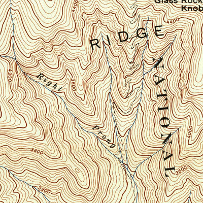 United States Geological Survey Montreat, NC (1943, 24000-Scale) digital map