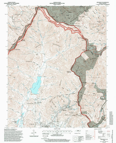 United States Geological Survey Montreat, NC (1994, 24000-Scale) digital map