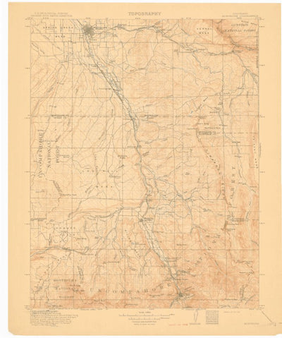 Montrose, CO (1911, 125000-Scale) Map by United States Geological ...