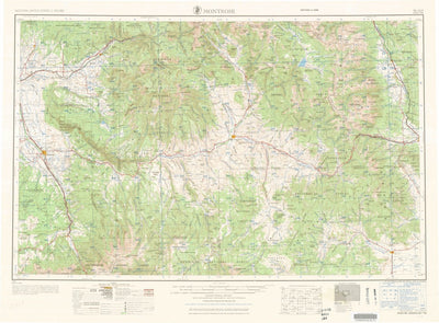 United States Geological Survey Montrose, CO (1968, 250000-Scale) digital map