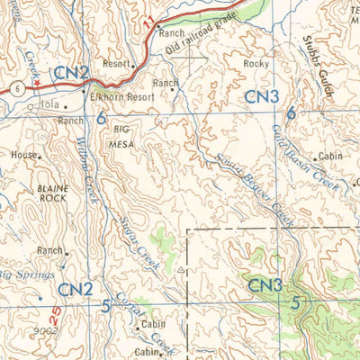 United States Geological Survey Montrose, CO (1968, 250000-Scale) digital map