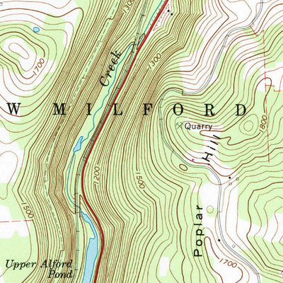 United States Geological Survey Montrose East, PA (1992, 24000-Scale) digital map