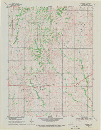 United States Geological Survey Montrose, KS (1969, 24000-Scale) digital map