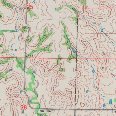 United States Geological Survey Montrose, KS (1969, 24000-Scale) digital map