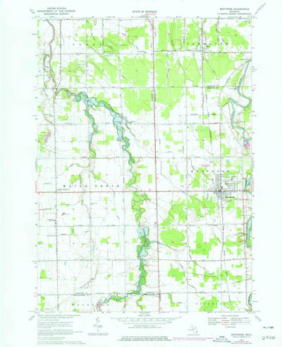 United States Geological Survey Montrose, MI (1969, 24000-Scale) digital map