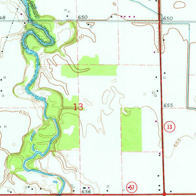 United States Geological Survey Montrose, MI (1969, 24000-Scale) digital map