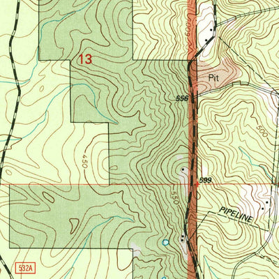 United States Geological Survey Montrose North, MS (2000, 24000-Scale) digital map