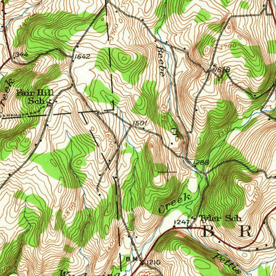 United States Geological Survey Montrose, PA-NY (1943, 62500-Scale) digital map