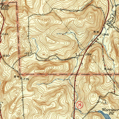 United States Geological Survey Montrose, PA-NY (1945, 62500-Scale) digital map