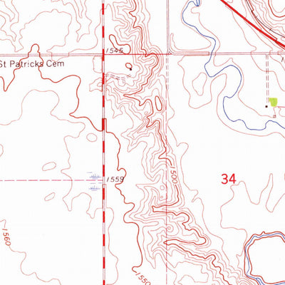 United States Geological Survey Montrose, SD (1964, 24000-Scale) digital map