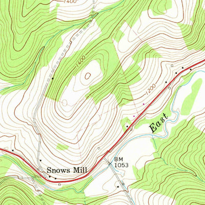 United States Geological Survey Montrose West, PA (1968, 24000-Scale) digital map