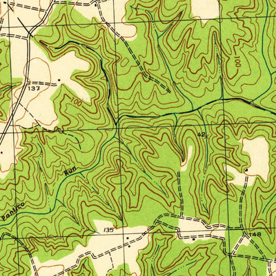 United States Geological Survey Montross, VA (1944, 31680-Scale) digital map
