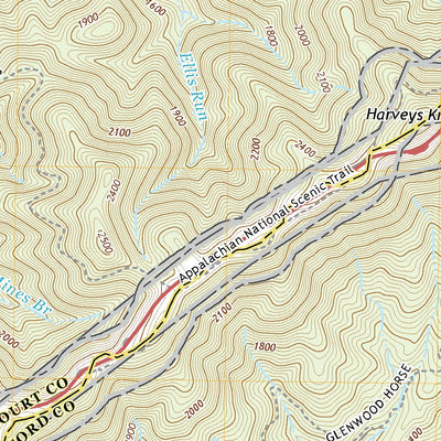 United States Geological Survey Montvale, VA (2019, 24000-Scale) digital map