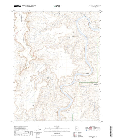 United States Geological Survey Monument Basin, UT (2023, 24000-Scale) digital map