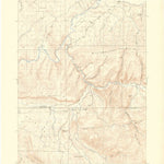 United States Geological Survey Monument Butte, CO (1915, 62500-Scale) digital map