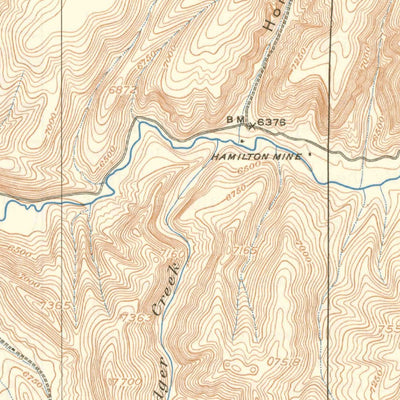 United States Geological Survey Monument Butte, CO (1915, 62500-Scale) digital map