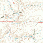 United States Geological Survey Monument Butte, WY (1968, 24000-Scale) digital map