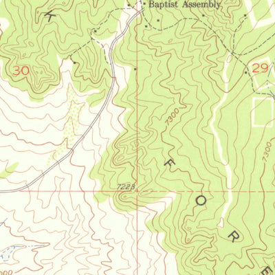 United States Geological Survey Monument, CO (1954, 24000-Scale) digital map