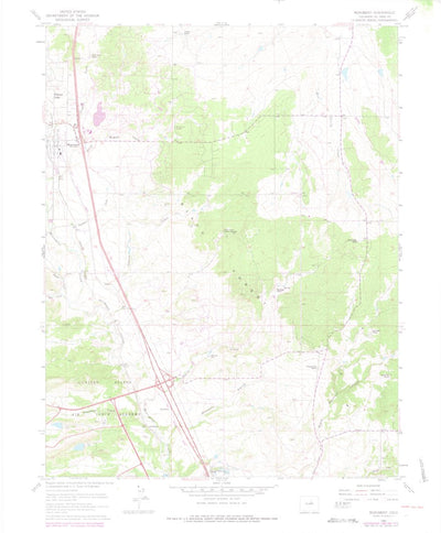 United States Geological Survey Monument, CO (1975, 24000-Scale) digital map