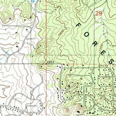 United States Geological Survey Monument, CO (1986, 24000-Scale) digital map