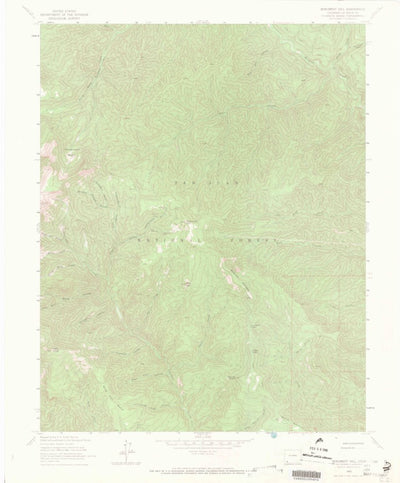 United States Geological Survey Monument Hill, CO (1963, 24000-Scale) digital map