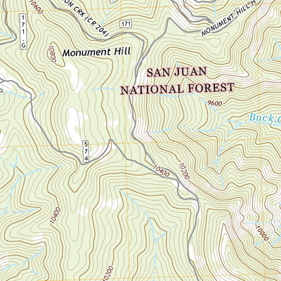 United States Geological Survey Monument Hill, CO (2019, 24000-Scale) digital map