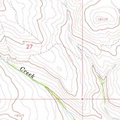 United States Geological Survey Monument Hill, MT (1976, 24000-Scale) digital map