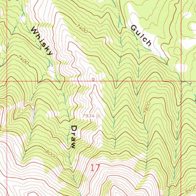 United States Geological Survey Monument Hill, MT (1976, 24000-Scale) digital map