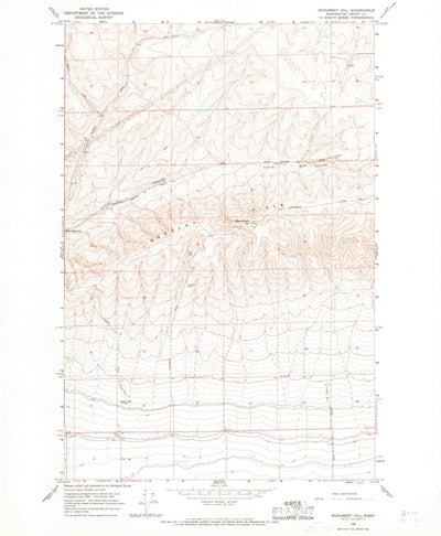 United States Geological Survey Monument Hill, WA (1966, 24000-Scale) digital map