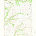 United States Geological Survey Monument Hill, WY (1966, 24000-Scale) digital map