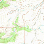 United States Geological Survey Monument Hill, WY (1966, 24000-Scale) digital map
