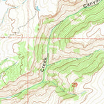 United States Geological Survey Monument Hill, WY (1966, 24000-Scale) digital map