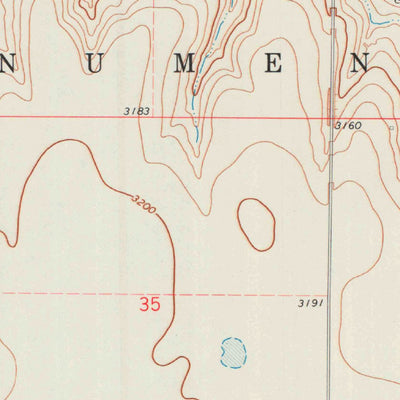 United States Geological Survey Monument, KS (1972, 24000-Scale) digital map