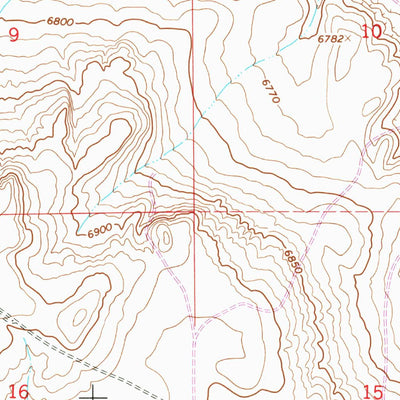 United States Geological Survey Monument Lake, WY (1966, 24000-Scale) digital map