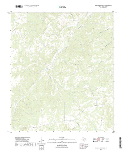 United States Geological Survey Monument Mountain SE, TX (2022, 24000-Scale) digital map