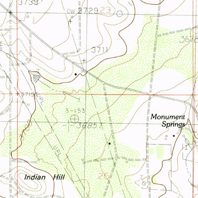 United States Geological Survey Monument North, NM (1985, 24000-Scale) digital map