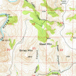 United States Geological Survey Monument, OR (1951, 62500-Scale) digital map