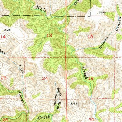United States Geological Survey Monument, OR (1951, 62500-Scale) digital map