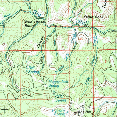 United States Geological Survey Monument, OR (1980, 100000-Scale) digital map