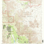 United States Geological Survey Monument Peak, CA (1997, 24000-Scale) digital map