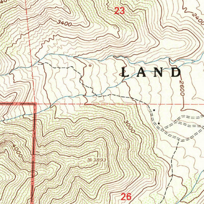 United States Geological Survey Monument Peak, CA (1997, 24000-Scale) digital map