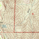 United States Geological Survey Monument Peak, CA (1997, 24000-Scale) digital map