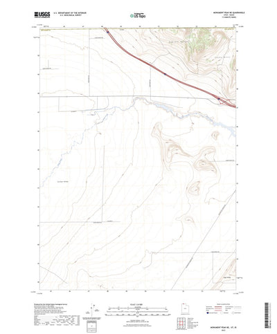 United States Geological Survey Monument Peak NE, UT (2023, 24000-Scale) digital map