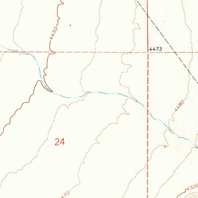United States Geological Survey Monument Peak NE, UT-ID (1968, 24000-Scale) digital map