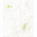 United States Geological Survey Monument Peak, UT (1968, 24000-Scale) digital map