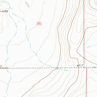 United States Geological Survey Monument Peak, UT (1968, 24000-Scale) digital map
