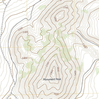 United States Geological Survey Monument Peak, UT (2023, 24000-Scale) digital map